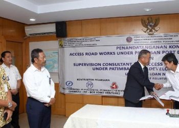 Akses Jalan ke Pelabuhan Patimban Dibangun