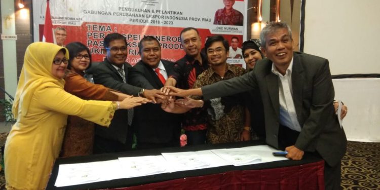 GPEI Riau Dikukuhkan, UKM Go Ekspor