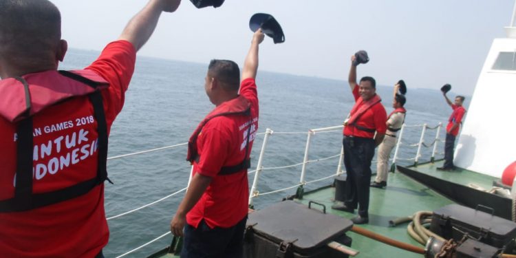 Empat Kapal Patroli Kawal Obor Asian Games