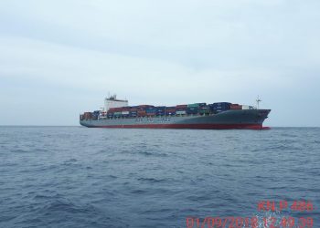 Kapal Wan Hai yang Kandas sudah Mengapung