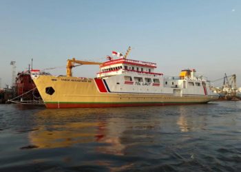 KM Sabuk Nusantara Masuk ke Seram Timur