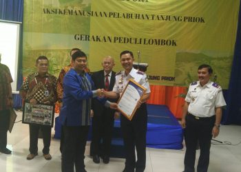 Aksi Peduli Lombok, Akhiri Harhubnas di Priok