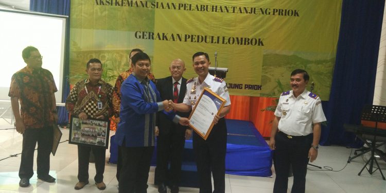 Aksi Peduli Lombok, Akhiri Harhubnas di Priok