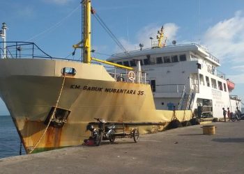 Kapal Sabuk Nusantara 35 Kandas di Kuala Singkil