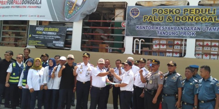 Syahbandar Priok Lepas Kapal  Camara Nusantara I ke Pantoloan