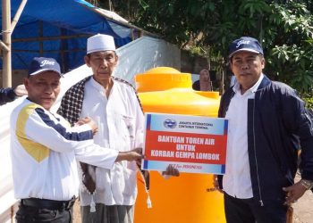JICT Bantu Palu dan Lombok RP 500 Juta