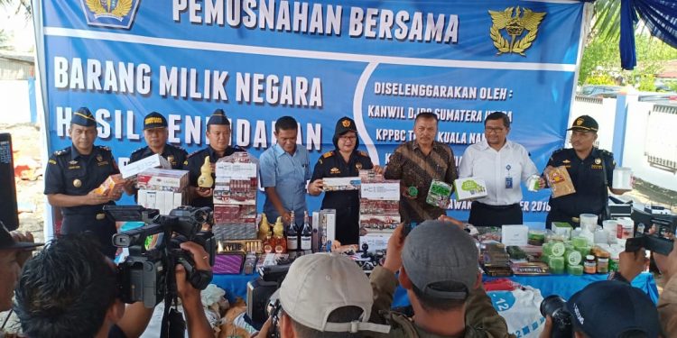 Kerugian Rp 652 Juta, BC Musnahkan Barang Selundupan