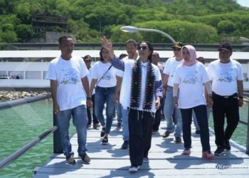 Baru Diresmikan Rini, KMP Komodo Kandas Saat Pulang Membawa Rombongan