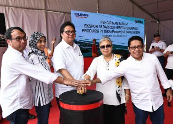 15 Gerbong Produksi INKA Diekspor ke Bangladesh