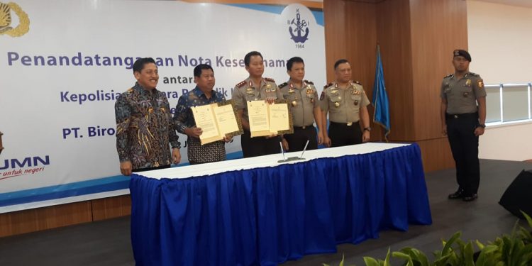 BKI Teken Mou dengan Polri untuk Supervisi & Klasifikasi Kapal