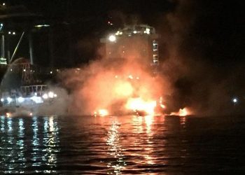 Lima Kapal Milik KSOP & KPLP Terbakar