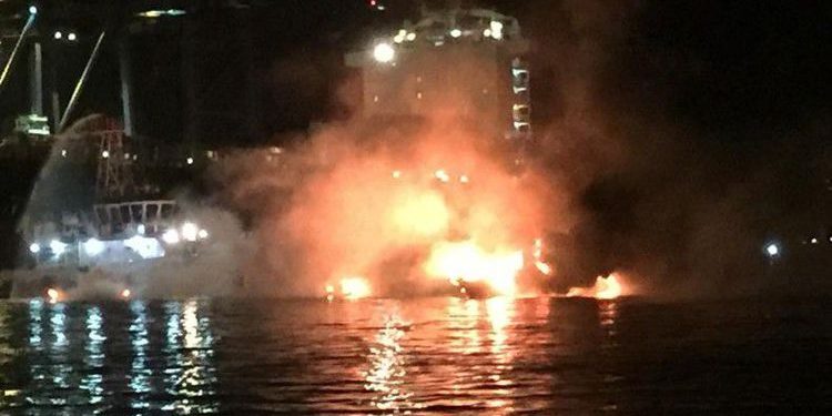 Lima Kapal Milik KSOP & KPLP Terbakar