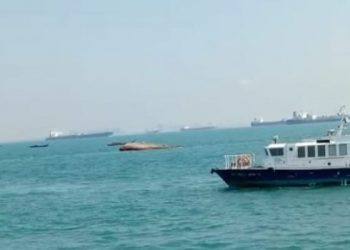 Kapal Tanker Shung Sheng Tabrakan di Selat Singapura