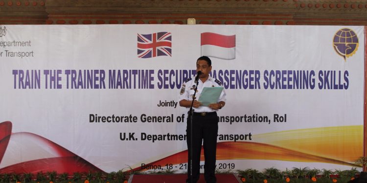Kemenhub & United Kingdom Gelar TOT Maritime Security Passenger