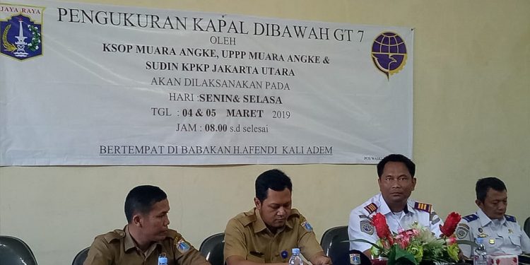Pengukuran Kapal Dibawah GT 7 di Cilincing & Muara Angke