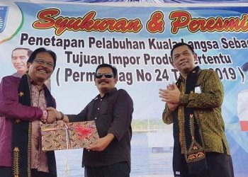 Kuala Langsa Jadi Pelabuhan Internasional