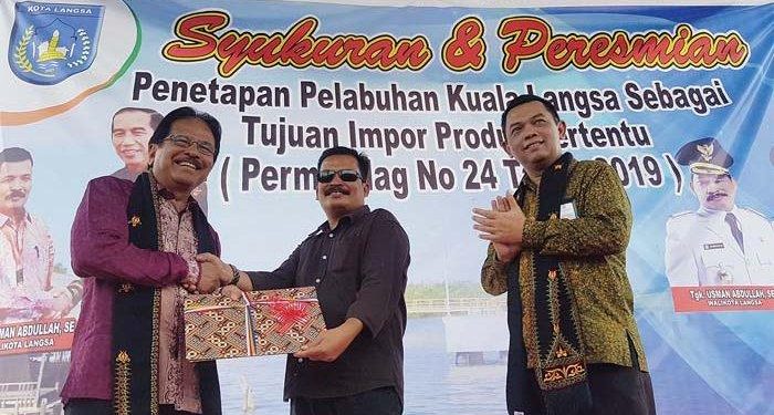 Kuala Langsa Jadi Pelabuhan Internasional