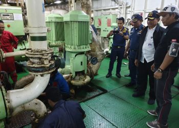 Kapal Tol Laut Diinspeksi untuk Persiapan Angkutan Lebaran 2019