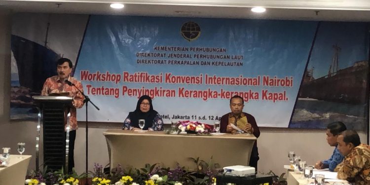 Hubla Siapkan Ratifikasi Konvensi Penyingkiran Kerangka Kapal