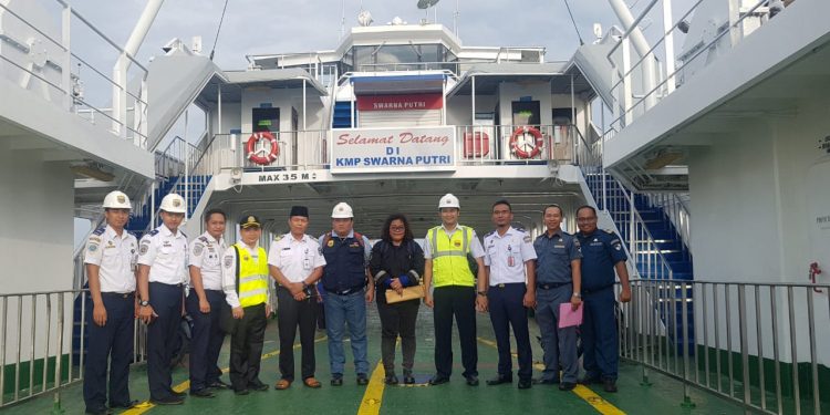 Hubla Uji Petik Kapal Lebaran di Tanjung Buton