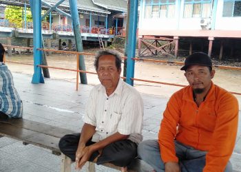 Penumpang di Boom Baru Sepi, Perahu Ketek pun Nongkrong