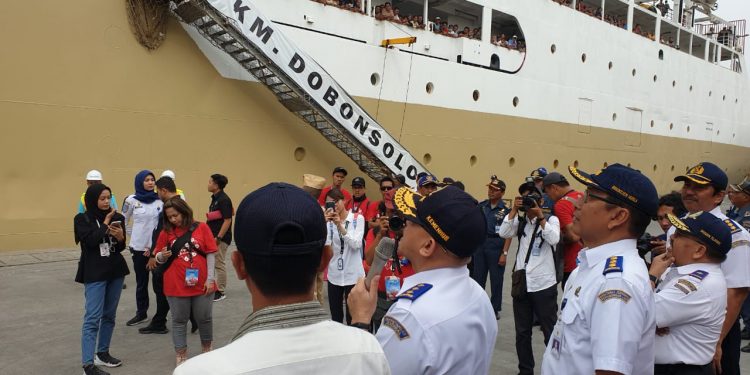 Pelepasan Terakhir Mudik Gratis Motor ke Tanjung Emas