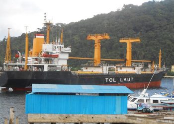 Layanan Kapal Tol Laut Surabaya-Biak Dievaluasi