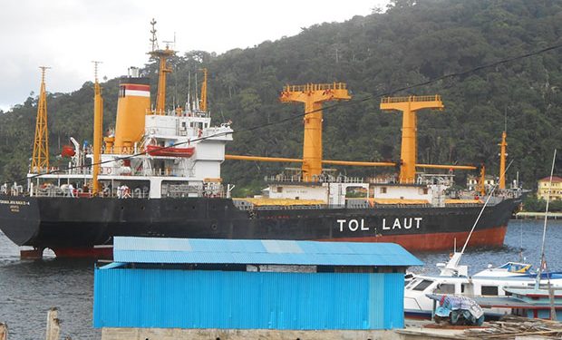 Layanan Kapal Tol Laut Surabaya-Biak Dievaluasi