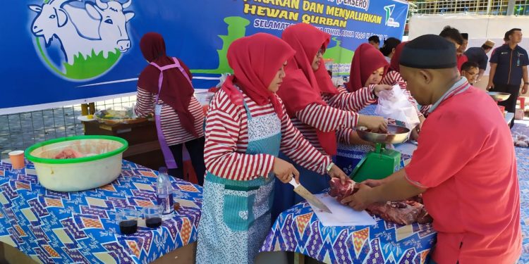 BPPDI Pelindo IV Potong 47 Sapi Korban