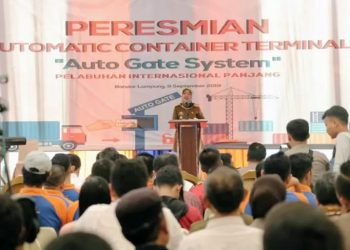 Auto Gate System’ di Panjang Jadi Pionir Digitalisasi