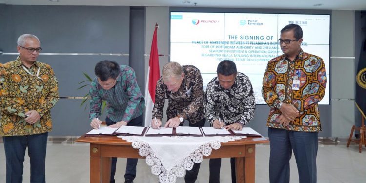 Optimalkan Kuala Tanjung, Pemerintah Dukung HoA Pelindo I-Rotterdam