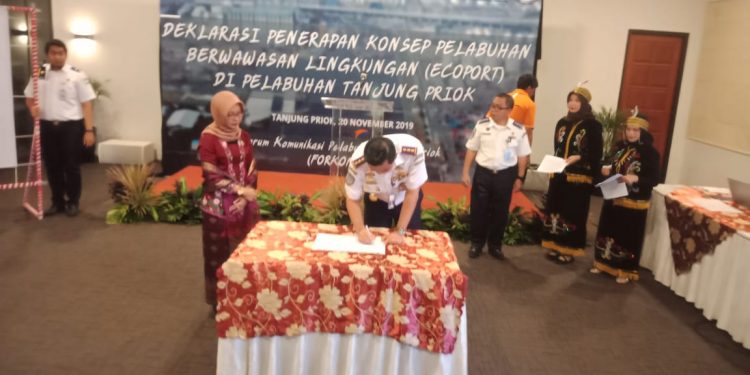 Ecoport Dideklarasikan di Pelabuhan Tanjung Priok