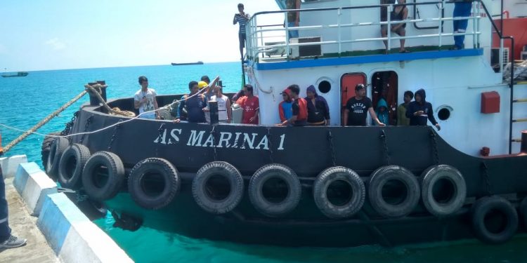 TB AS Marina Selamatkan ABK Bini Andika