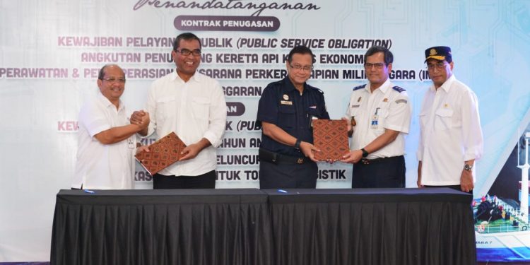 Teken Kontrak Penyelenggaraan PSO Angkutan Laut, Untuk Kelancaran Layanan