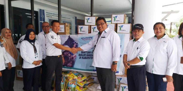 Pelindo IV Bantu Korban Banjir di Sangihe