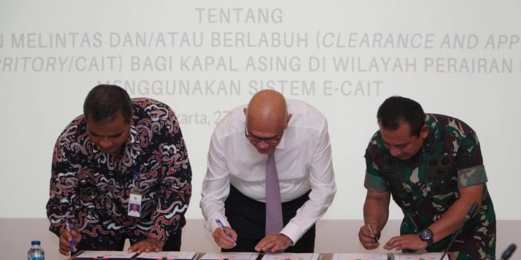 Kemenhub-Kemenlu & Mabes TNI Kerjasama Penggunaan Sistem E-CAIT