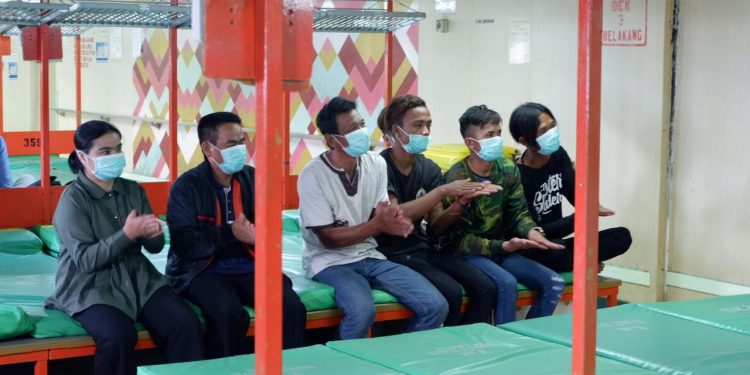 Sosialisasi Antisipasi Virus Corona di Pelabuhan Terus Dilakukan