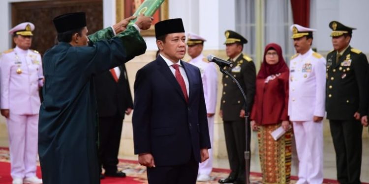 Aan Kurnia Dilantik Jadi Kepala Bakamla