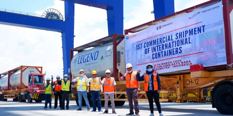 Ekspor Perdana dari Kuala Tanjung, Angkut Barang Unilever