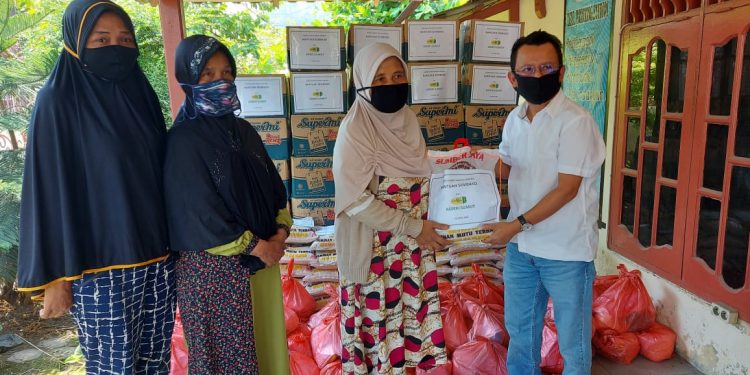 Asdeki Sumut Peduli Corona Bagikan Sembako