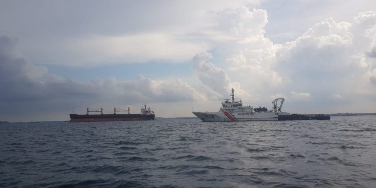 Empat Kapal KPLP Dikerahkan Mengecek Kapal Asing di Perairan Batam