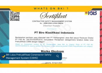 BKI Lulus Prekualifikasi CSMS