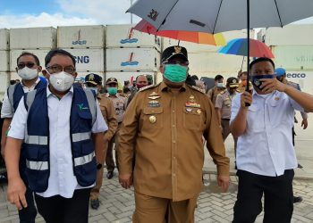 Ekspor Perdana 18 Ton Serabut Kelapa dari KNP
