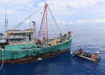 Bakamla Sergap Kapal Asing Pencuri Ikan di Laut Natuna