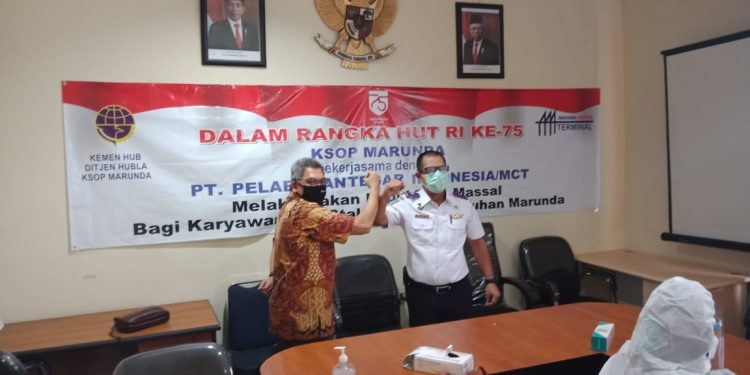 KSOP Marunda-MCT Lakukan Rapid Test Gratis