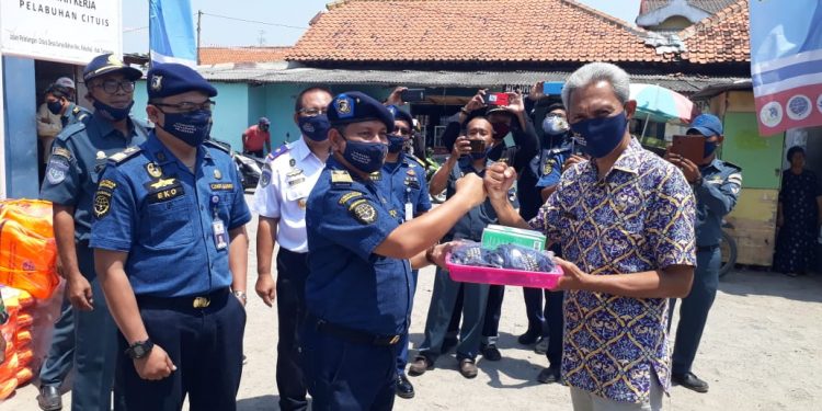 Di Pelabuhan Cituis Tangerang, Kemenhub Sosialisasikan Keselamatan Pelayaran
