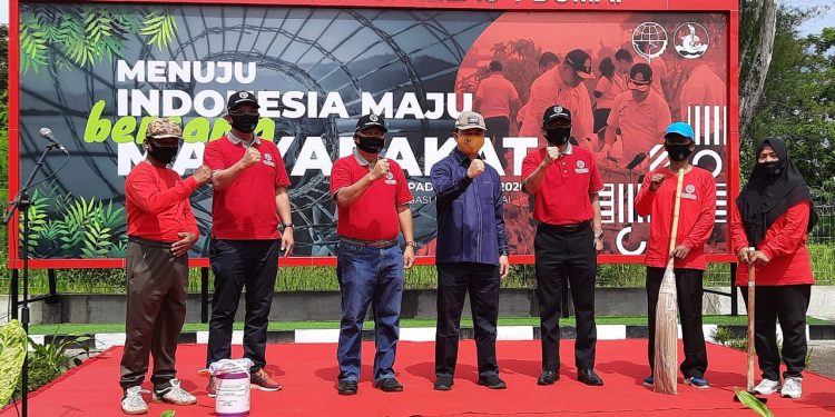 Kemenhub Gelar Padat Karya di Dumai