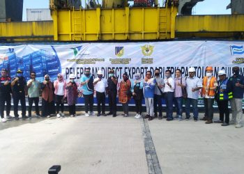 Baru 12 Kontainer, Ekspor Perdana Dari Pantoloan