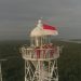 Disnav Dumai Kibarkan Merah Putih di Menara Suar Setinggi 55 M