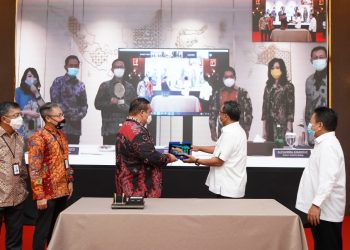 Pelindo IV Teken Kredit PEN Bank Mandiri untuk Supplier